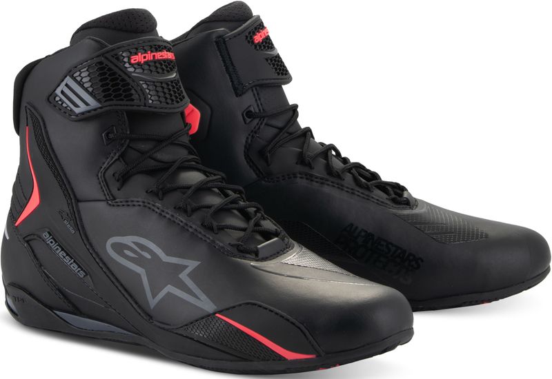 Stella - Faster-4 - Motorlaarzen - Zwart - Microvezel - Ademend