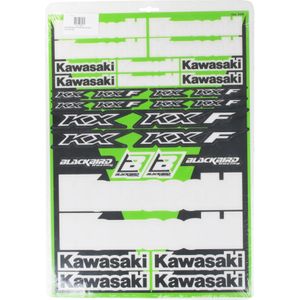 Stickervel Blackbird Kawasaki