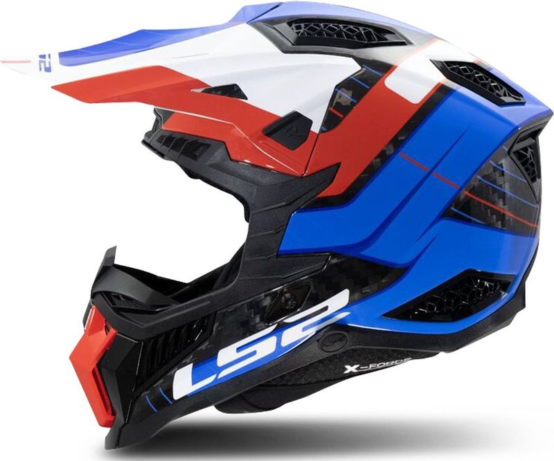 LS2 - MX703 X-Force - Crosshelm - Ultralicht - Koolstofvezel - ECE 22.06