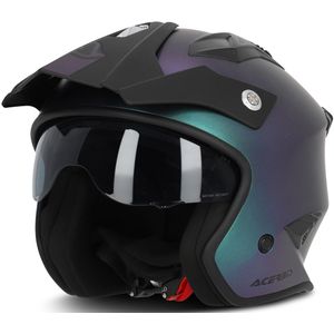 Acerbis - Jet Aria - Jethelm - Metallic - Geïntegreerd Zonnevizier - ECE/ONU-homologatie 22-06