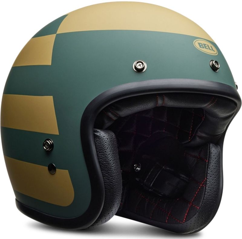 Bell - Moto Custom 500 Parlor - Open Helm - Zwart - Glasvezelcomposiet
