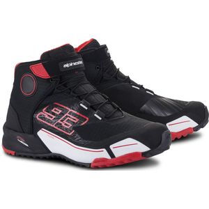 Motorschoenen Alpinestars MM93 CR-X Drystar Zwart-Rood-Wit