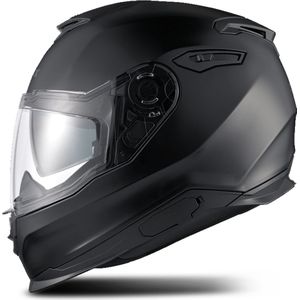 Y.100 Core - Motorhelm - Zwart - Polyfusion Shell - Ventilatie en Actiecamera-ondersteuning
