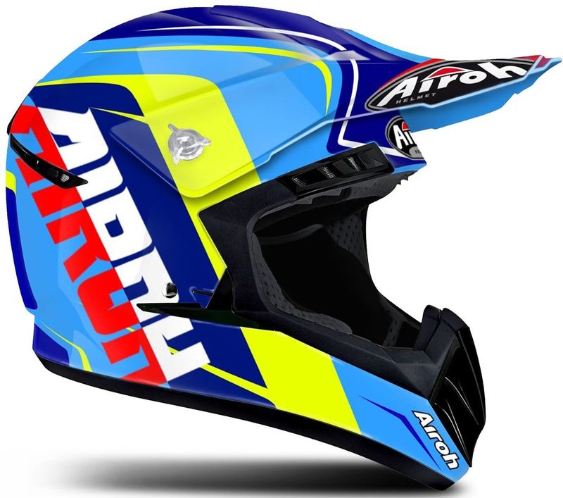 Airoh - Switch Sign - Crosshelm - Thermoplastische HRT schaal - Verstelbare Klep