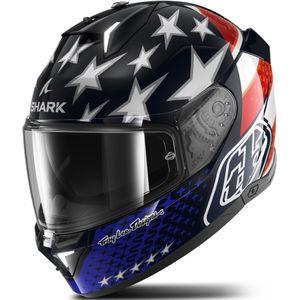 Integraalhelm Shark Skwal i3 Us Flag Koolstofvezel