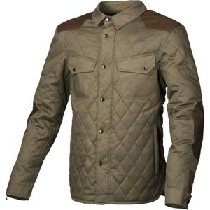 Motorjas Macna Inland Quilted Groen-Bruin