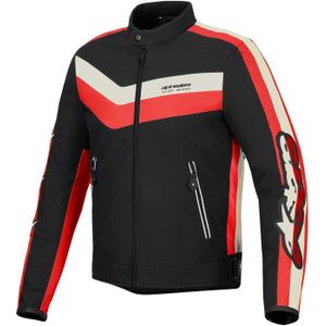 Motorjas Alpinestars T-Dyno WR Zwart-Beige-Helder Rood