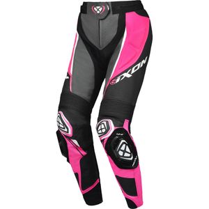 Motorbroek Dames Ixon VORTEX 3 Zwart-Roze-Wit