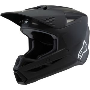 Crosshelm Jeugd Alpinestars SM3 Solid ECE06 Zwart