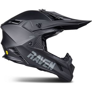 Raven - Aspire - Crosshelm - Zwart - Mips-technologie