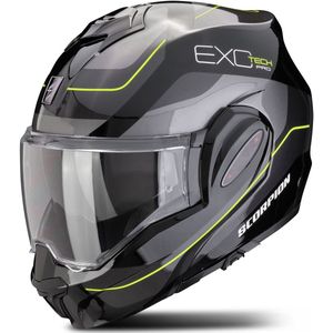 Modulaire Helm Scorpion EXO-TECH EVO PRO Commuta Zwart-Geel