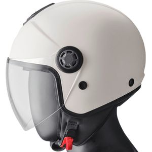 GMS - Gelato - Jethelm - Zwart - Polycarbonaat - Krasbestendig Vizier