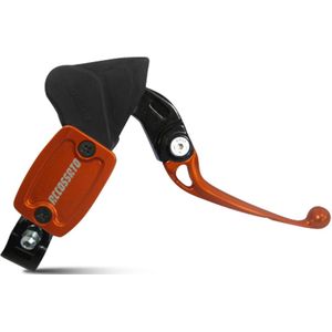 Radiale Master Remcilinder met Geïntegreerd Reservoir en Opvouwbare Hendel Accossato Zuiger 10,5 mm, voor Offroad-motorfietsen, Scooters en Pitbikes