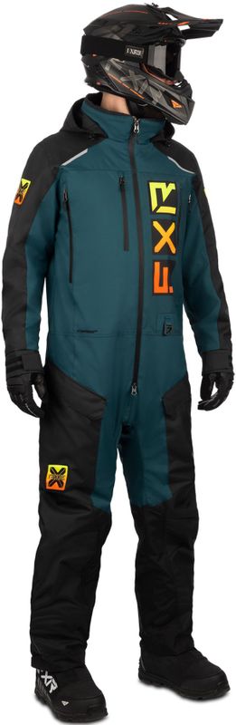 FXR Recruit Lite Sneeuwpak - Black Ops - Duurzaam 300D Polyester - HydrX Pro