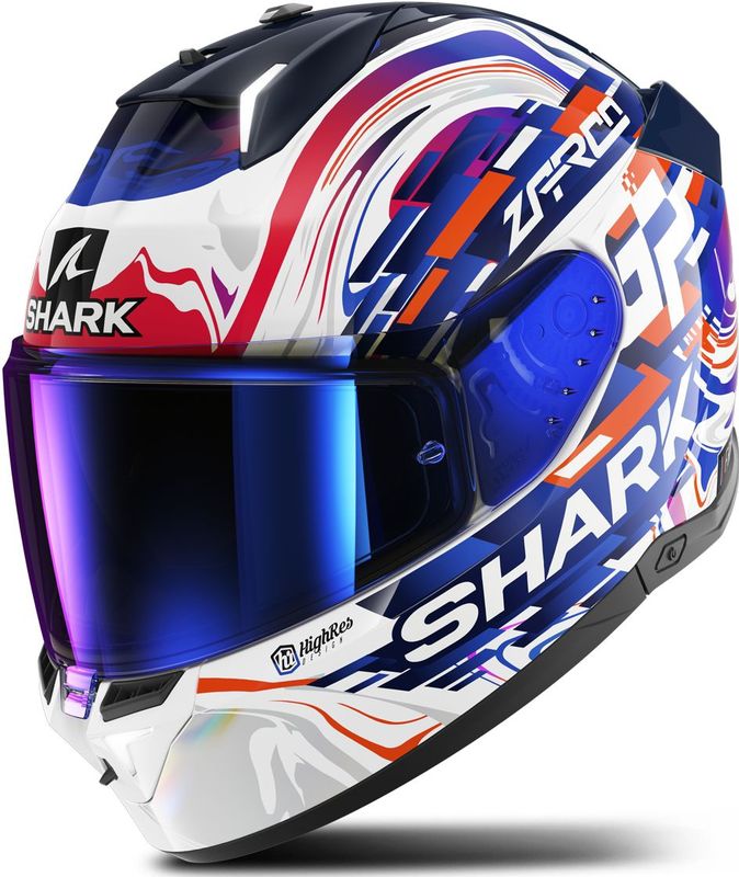 Skwal - i3 - Integraalhelm - Wit - Veiligheidssysteem met LED-remlichten