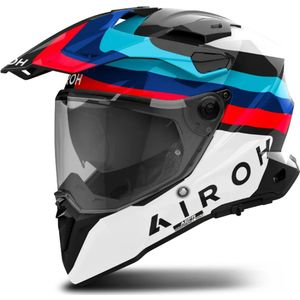 Adventure Helm Airoh Commander 2 Doom Glanzend Zwart