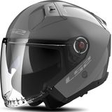 LS2 - OF603 Infinity II - Open Helm - Grijs - Polycarbonaat
