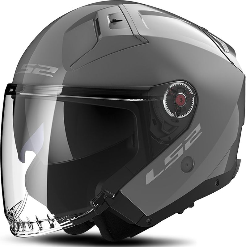 LS2 - OF603 Infinity II - Open Helm - Grijs - Polycarbonaat