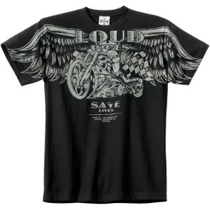 T-shirt West Coast Choppers Loud Pipes