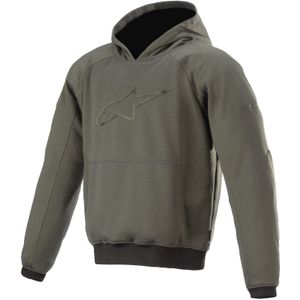 Motorhoodie Alpinestars Ageless Military Groen-Melange