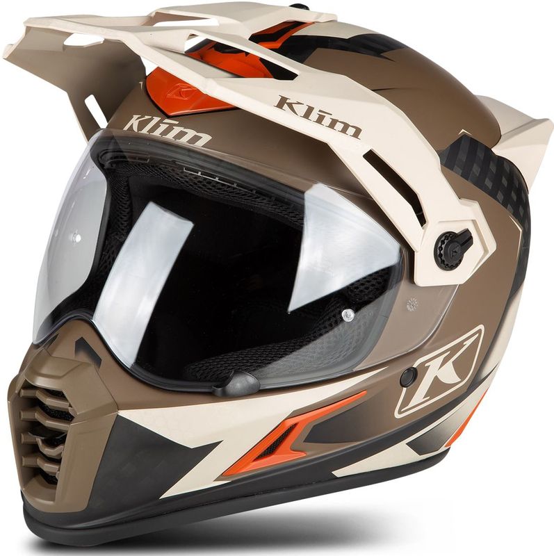 Adventure Helm Klim Krios Pro ECE Charger Bruin