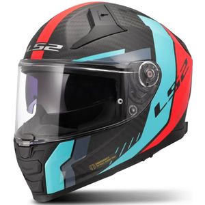 LS2 - FF800 - Integraalhelm - Carbon - Zwart - Met Pinlock Max Vision