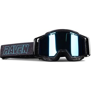 Sneeuwscooterbril Raven Sniper VentMax Double Lens Zwart-Blauw