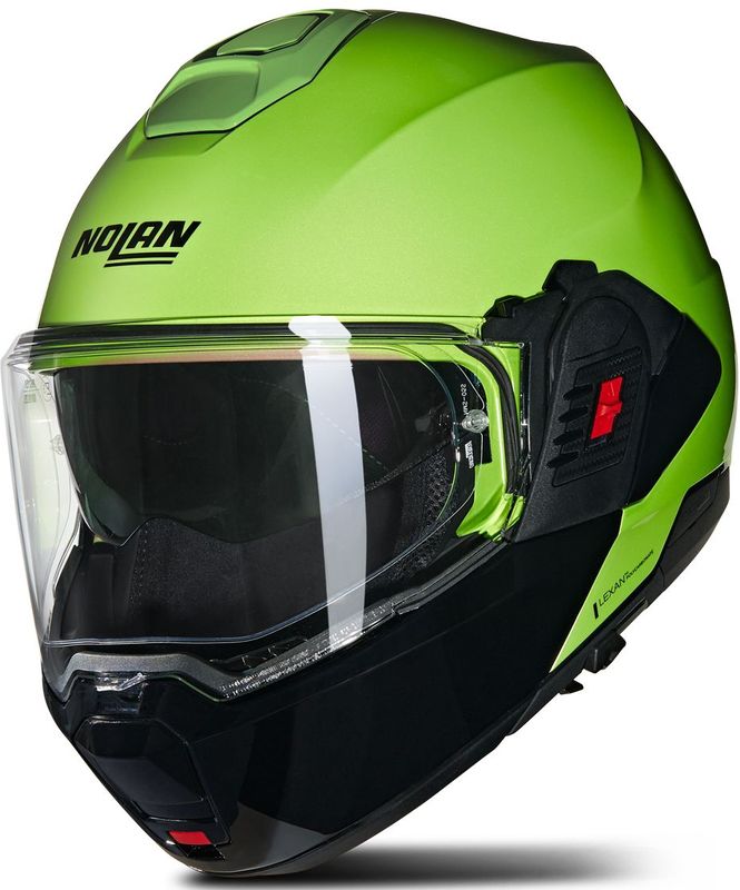 Nolan - N120-1 - Systeemhelm - Groen Zwart - Polycarbonaat