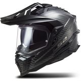 LS2 - MX701 C Explorer - Adventure Helm - Glans Carbon - Zwart