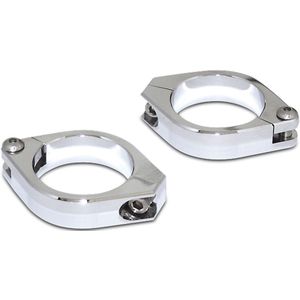 HIGHSIDER - Standpijpklemmen - Zwart - Aluminium - Voorvorkklemmen