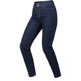 Valandova - Dames Motorjeans - Blauw - Katoen-Polyamide Mix