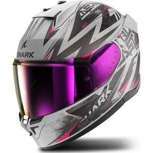 Integraalhelm Shark D-Skwal 3 Blast R Zilver-Violet-Zwart