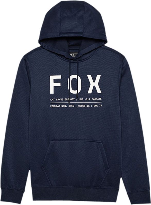 Fox - Non Stop - Hoodie - Blauw - Kangoeroezakken - 100% Polyester