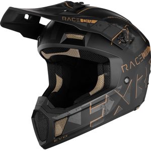 FXR - Clutch Stealth - Crosshelm - Zwart - Polymeerlegering