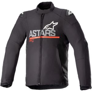 Motorjas Alpinestars SMX Waterproof Zwart-Donkergrijs-Helder Rood