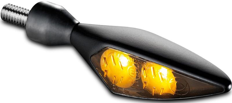 Kellermann - Rhombus - Richtingaanwijzers - Zwart - Rechtsvoor/Linksachter LED