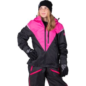 Jas Dames Raven Boondocker Sneeuwscooter Zwart-Roze