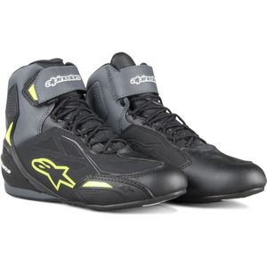 Motorschoenen Alpinestars Faster-3 Drystar® Zwart-Grijs-Neon Geel