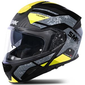 SMK Gullwing Navigator - Modulaire Helm - Zwart - Toer- en Woon-werkverkeer