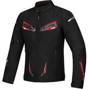 Motorjas IXON Caliber Zwart-Wit-Rood