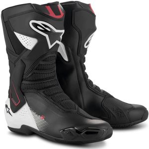 Motorlaarzen Alpinestars SMX-6 V3 Zwart-Wit-Rood Graphic