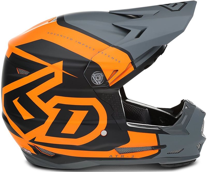 6D - ATR-2Y - Crosshelm - Mat - Kinderen - Tri-composiet schaal