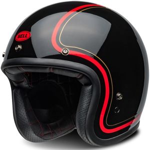 Bell Custom 500 Chief Gloss - Jethelm - Zwart