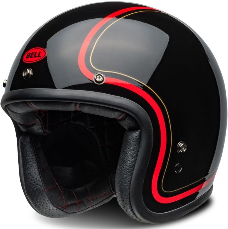 Bell Custom 500 Chief Gloss - Jethelm - Zwart