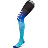 FXR - Rijsokken - Sportsokken - Zwart-Blauw - Lichtgewicht met Siliconen Veiligheidsstrips