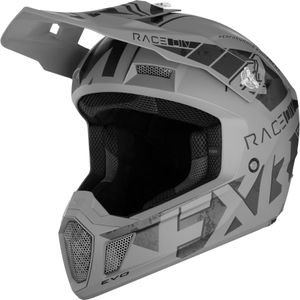 FXR - Clutch Stealth - Crosshelm - Zwart - Polymeerlegering - Ventilatiesysteem