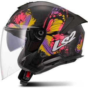 Jethelm LS2 OF618 Verso II Zwart-Geel