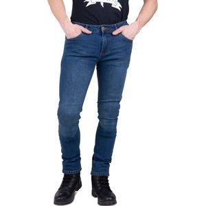 Motorjeans Course Ethan Slim Fit Donkerblauw