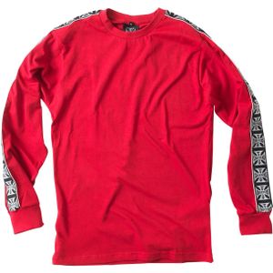 T-shirt met Lange Mouwen West Coast Choppers Taped Rood