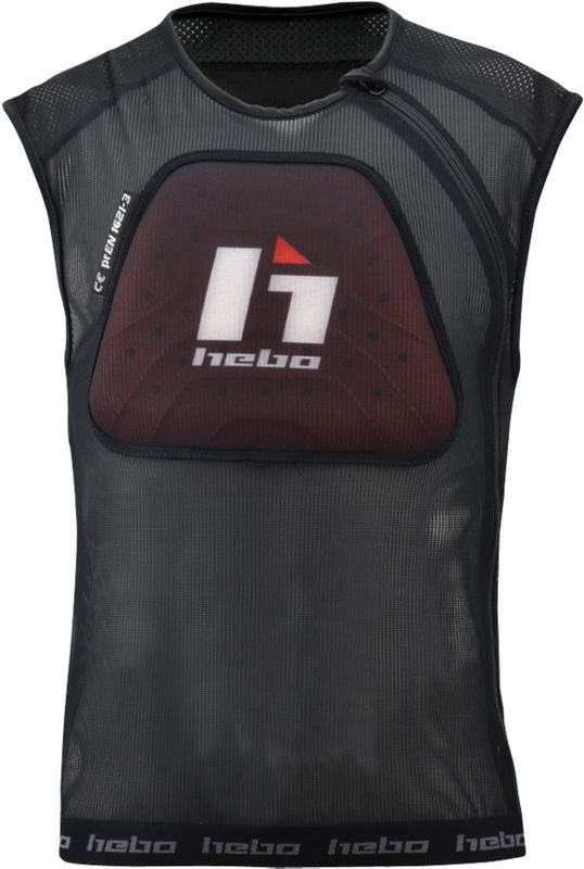 Hebo - Defender Pro - Crossvest - Zwart - Ademend - Kinderen